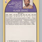 1990-91 Hoops #154 Vlade Divac  RC Rookie Los Angeles Lakers  V101340 Image 2