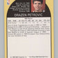 1990-91 Hoops #248 Drazen Petrovic  RC Rookie Portland Trail Blazers  V101341 Image 2