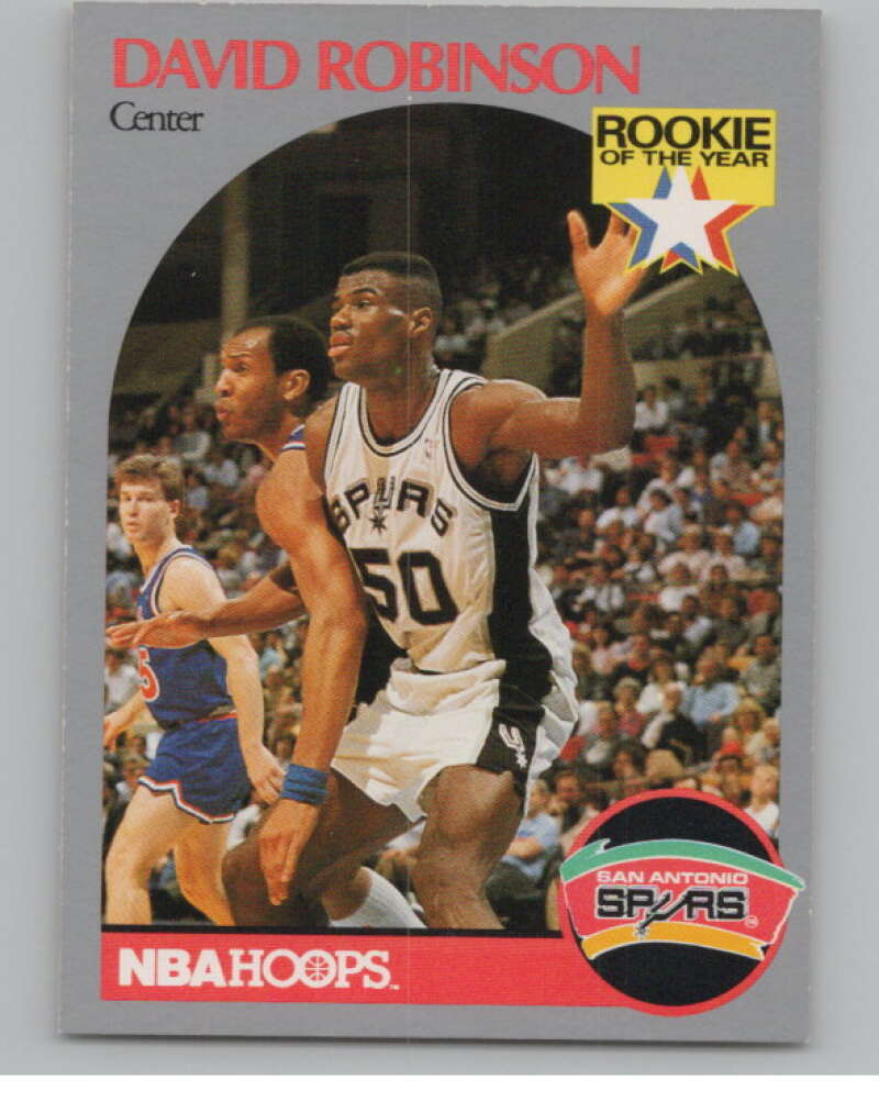1990-91 Hoops #270 David Robinson  San Antonio Spurs  V101344 Image 1
