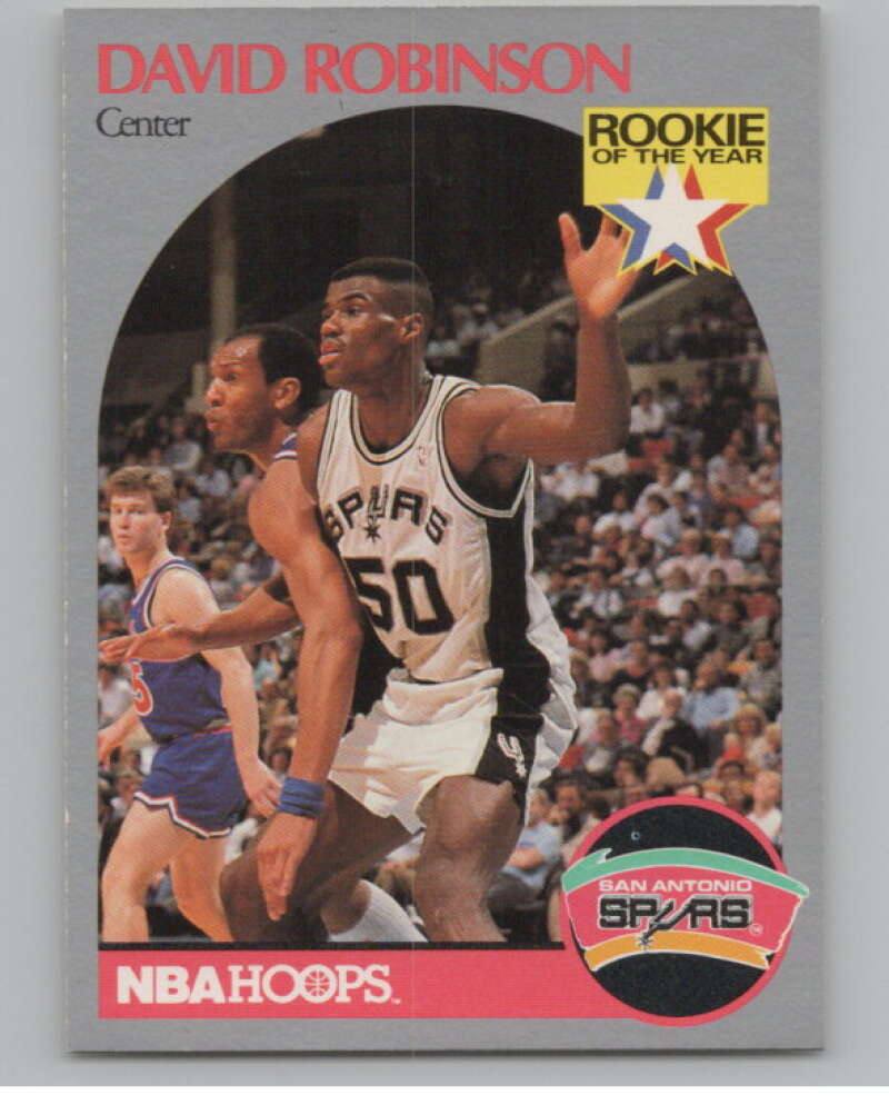 1990-91 Hoops #270 David Robinson  San Antonio Spurs  V101345 Image 1