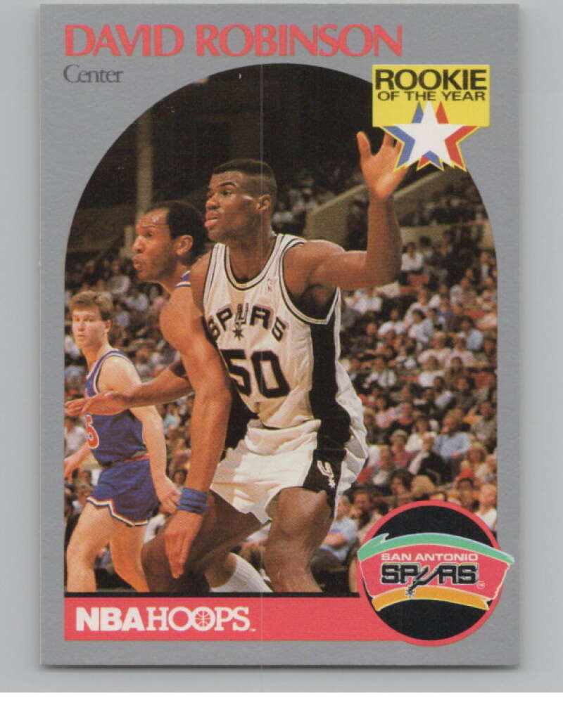 1990-91 Hoops #270 David Robinson  San Antonio Spurs  V101346 Image 1