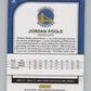 2019-20 Panini Hoops Premium Stock Silver Prizm #223 Jordan Poole  V101353 Image 2