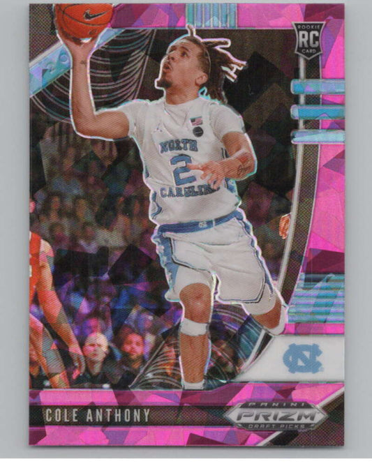 2020-21 Panini Prizm Draft Picks Prizms Pink Ice #49 Cole Anthony  V101354 Image 1