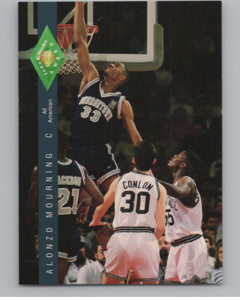 1992 Classic Four Sport #319 Alonzo Mourning   V101356 Image 1