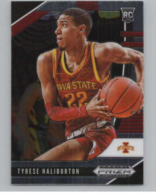 2020-21 Panini Prizm Draft Picks #10 Tyrese Haliburton Iowa State  V101362 Image 1