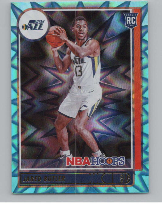 2021-22 Panini Hoops Teal Explosion #216 Jared Butler RC Rookie Jazz  V101368 Image 1
