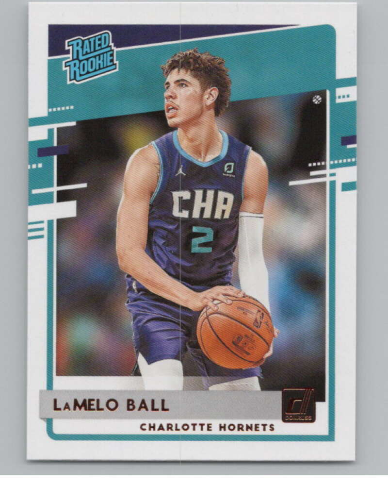 2020-21 Donruss #202 LaMelo Ball Rated Rookies RC Rookie Hornets  V101380 Image 1