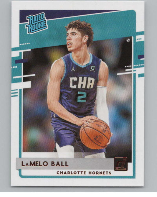 2020-21 Donruss #202 LaMelo Ball Rated Rookies RC Rookie Hornets  V101380 Image 1