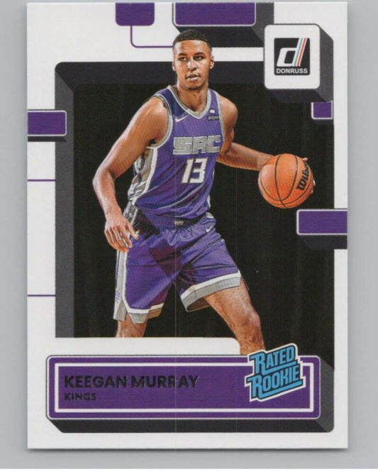 2022-23 Donruss #204 Keegan Murray Rated Rookie RC Rookie Kings  V101386 Image 1