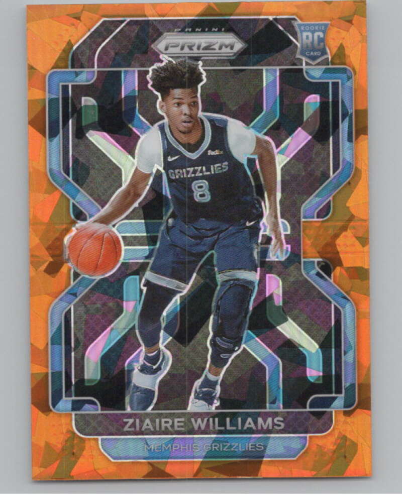 2021-22 Panini Prizm Prizms Orange Ice #313 Ziaire Williams Memphis  V101387 Image 1