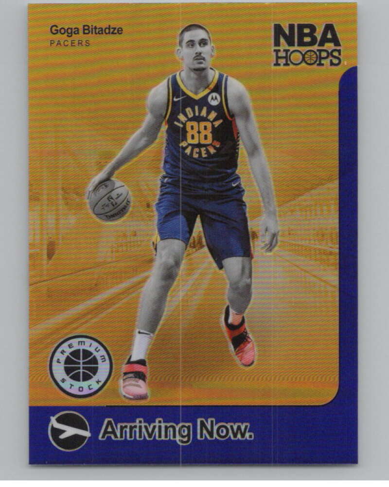 2019-20 Hoops Premium Stock Arriving Now Purple #9 Goga Bitadze  V101391 Image 1