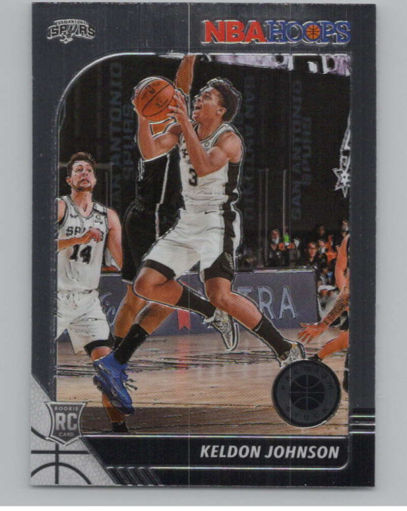 2019-20 Panini Hoops Premium Stock Silver Prizm #224 Keldon Johnson  V101396 Image 1