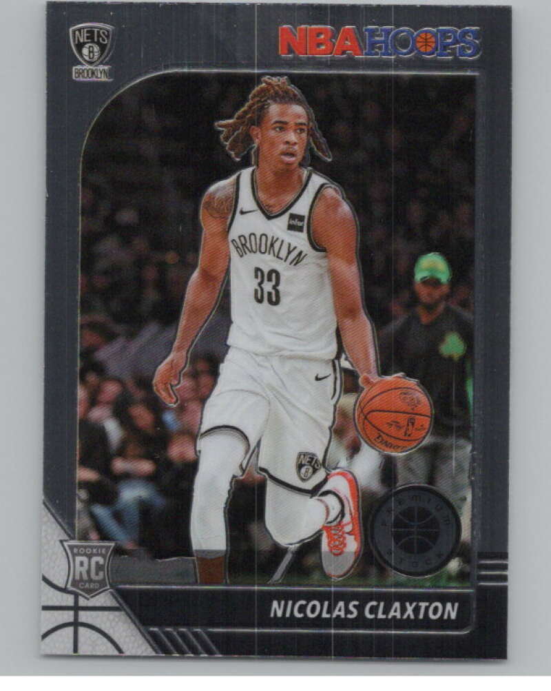 2019-20 Panini Hoops Premium Stock Silver Prizm #241 Nicolas Claxton  V101397 Image 1