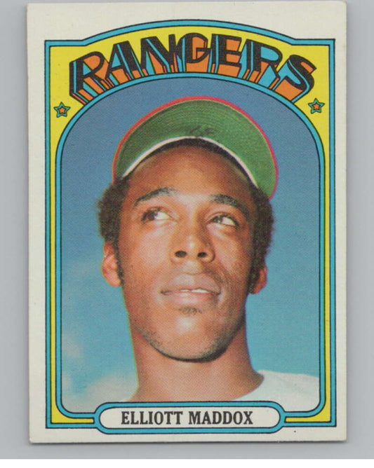 1972 Topps #277 Elliott Maddox  Texas Rangers  V101406 Image 1