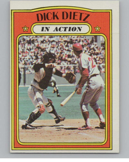 1972 Topps #296 Dick Dietz IA  San Francisco Giants  V101410 Image 1