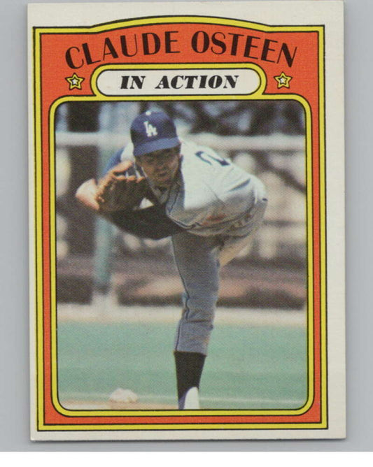 1972 Topps #298 Claude Osteen IA  Los Angeles Dodgers  V101411 Image 1