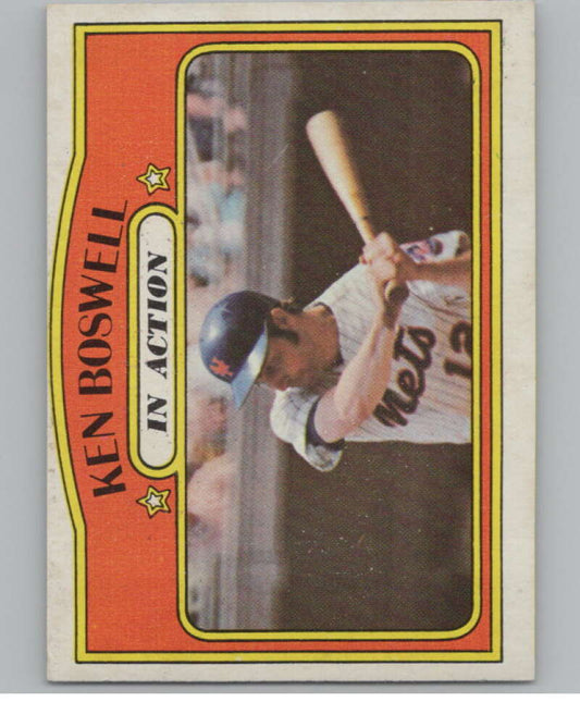 1972 Topps #306 Ken Boswell IA  New York Mets  V101413 Image 1