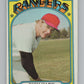 1972 Topps #317 Rich Hand  Texas Rangers  V101416 Image 1