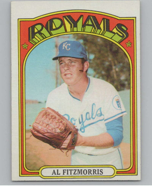 1972 Topps #349 Al Fitzmorris  Kansas City Royals  V101421 Image 1
