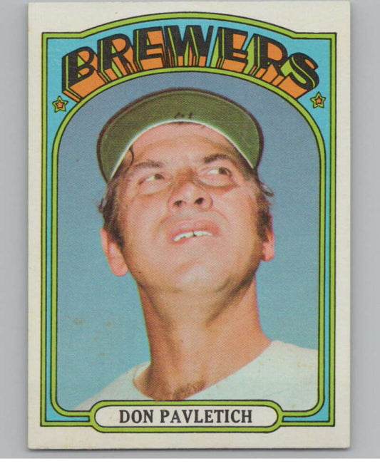 1972 Topps #359 Don Pavletich  Milwaukee Brewers  V101426 Image 1