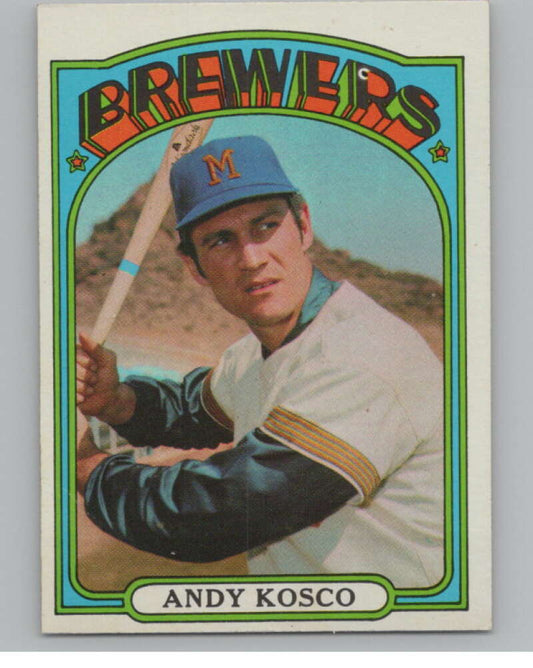1972 Topps #376 Andy Kosco  Milwaukee Brewers  V101432 Image 1