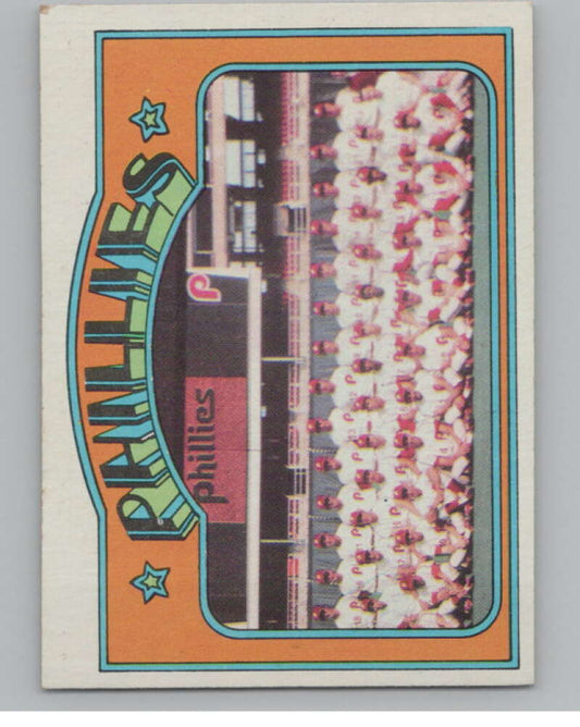 1972 Topps #397 Phillies Team  Philadelphia Phillies  V101440 Image 1