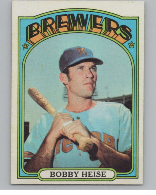 1972 Topps #402 Bob Heise  Milwaukee Brewers  V101442 Image 1