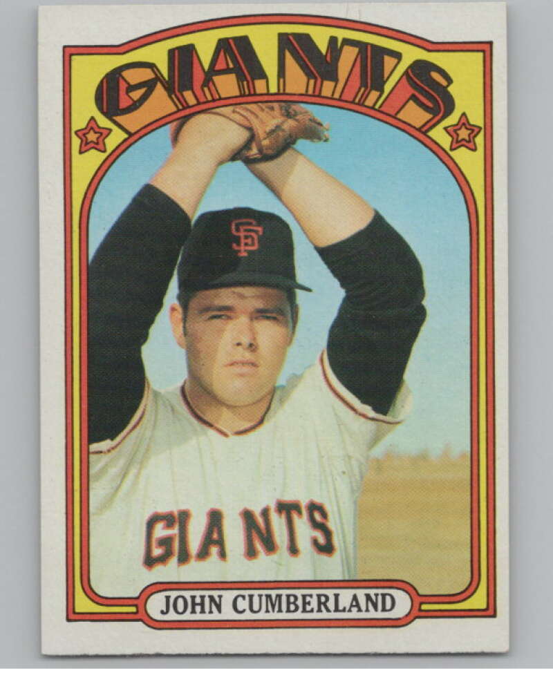 1972 Topps #403 John Cumberland  San Francisco Giants  V101443 Image 1