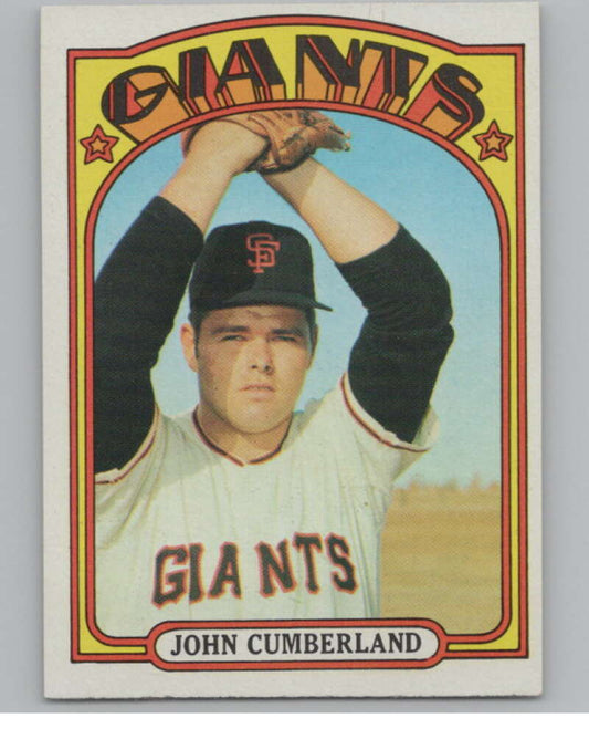 1972 Topps #403 John Cumberland  San Francisco Giants  V101443 Image 1
