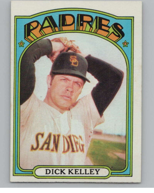 1972 Topps #412 Dick Kelley  San Diego Padres  V101445 Image 1