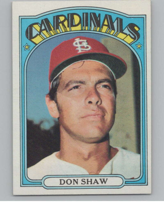 1972 Topps #479 Don Shaw  St. Louis Cardinals  V101458 Image 1