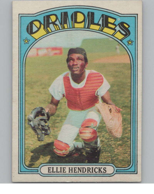 1972 Topps #508 Ellie Hendricks  Baltimore Orioles  V101465 Image 1
