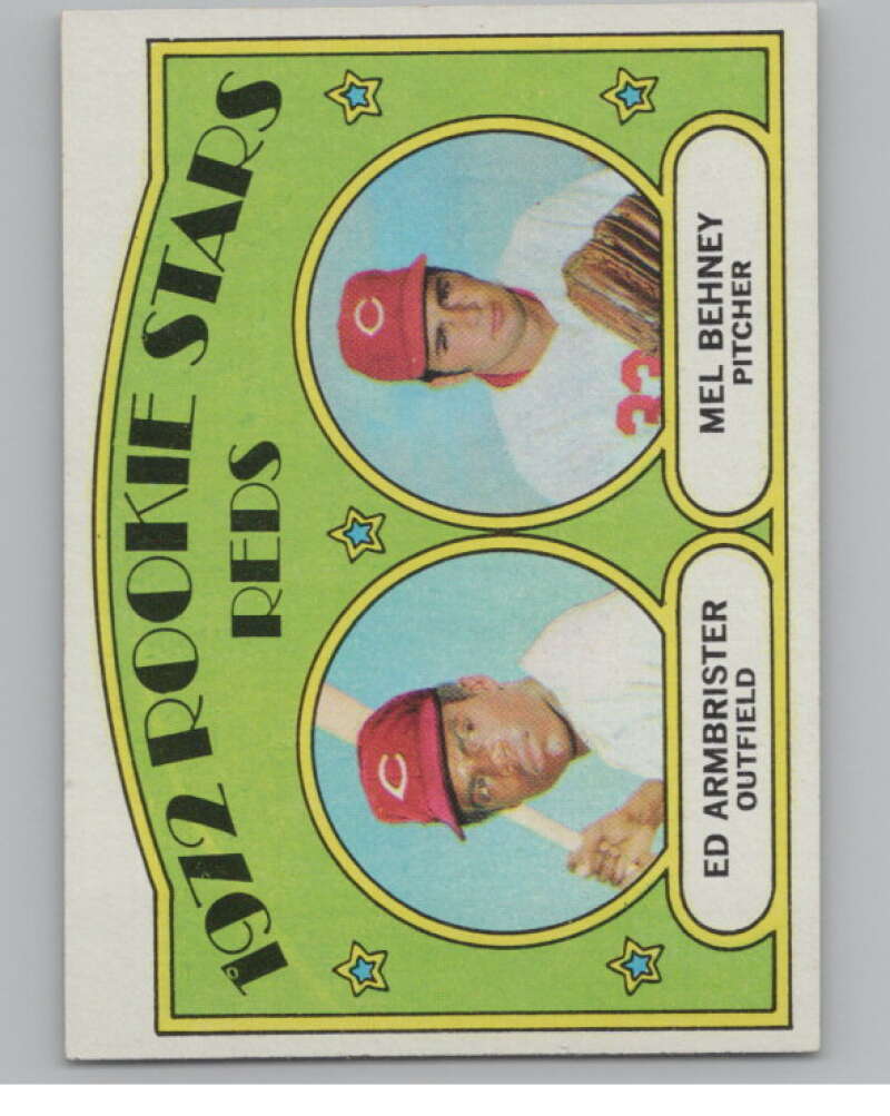 1972 Topps #524 Armbrister/Behney Reds Rookies  RC Rookie Reds  V101469 Image 1