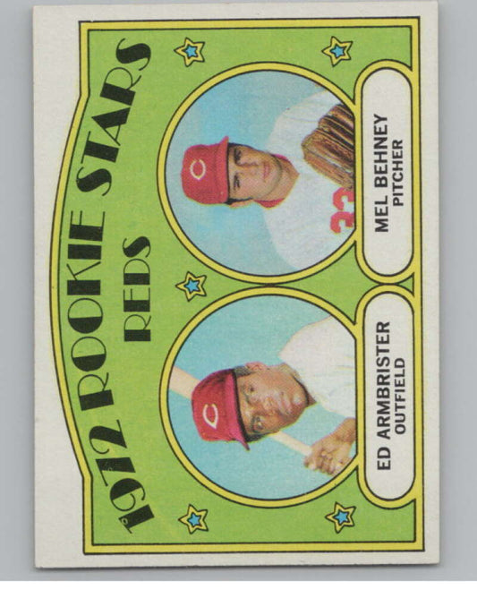 1972 Topps #524 Armbrister/Behney Reds Rookies  RC Rookie Reds  V101469 Image 1