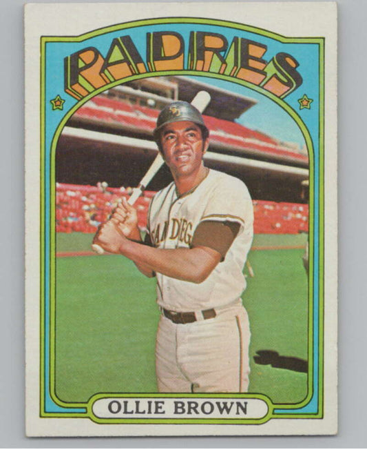 1972 Topps #551 Ollie Brown  San Diego Padres  V101472 Image 1