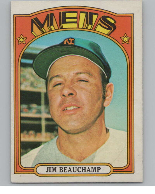 1972 Topps #594 Jim Beauchamp  New York Mets  V101476 Image 1
