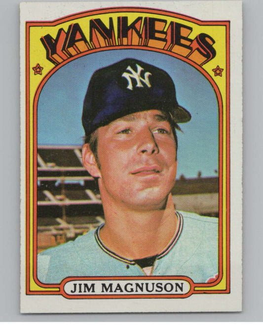 1972 Topps #597 Jim Magnuson  RC Rookie New York Yankees  V101477 Image 1