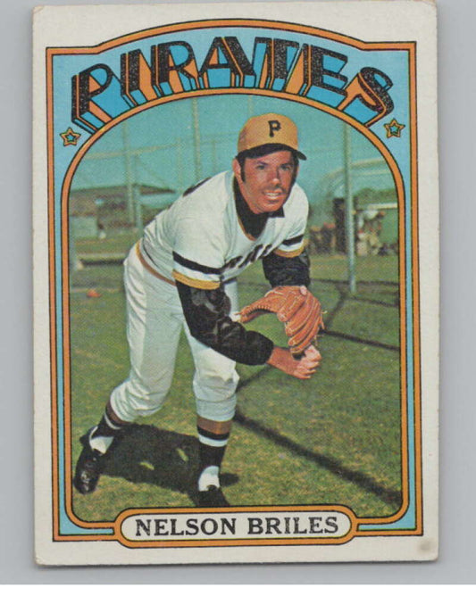 1972 Topps #605 Nelson Briles  Pittsburgh Pirates  V101480 Image 1