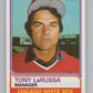 1983 Topps #216 Tony LaRussa MG  Chicago White Sox  V101486 Image 1