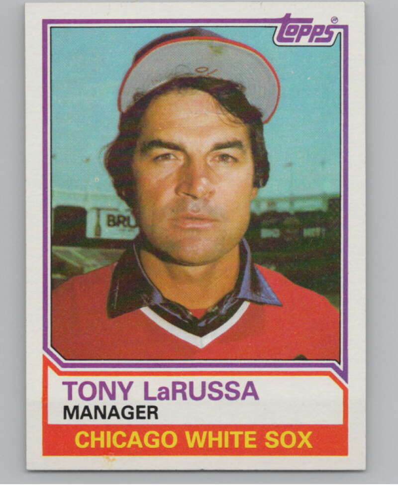 1983 Topps #216 Tony LaRussa MG  Chicago White Sox  V101486 Image 1