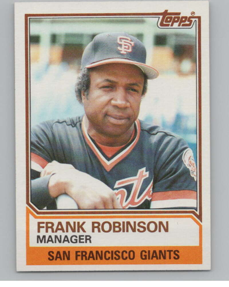 1983 Topps #576 Frank Robinson MG  San Francisco Giants  V101487 Image 1