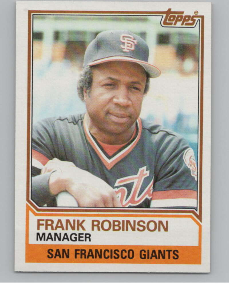 1983 Topps #576 Frank Robinson MG  San Francisco Giants  V101488 Image 1