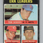 1971 Topps #68 Tom Seaver/Wayne Simpson/Walker NL ERA Leaders  V101490 Image 1