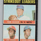 1971 Topps #72 Tom Seaver/Gibson/Fergie Jenkins NL Strikeout Leaders  V101491 Image 1