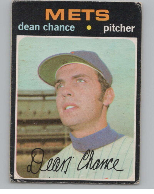 1971 O-Pee-Chee #36 Dean Chance  New York Mets  V101497 Image 1