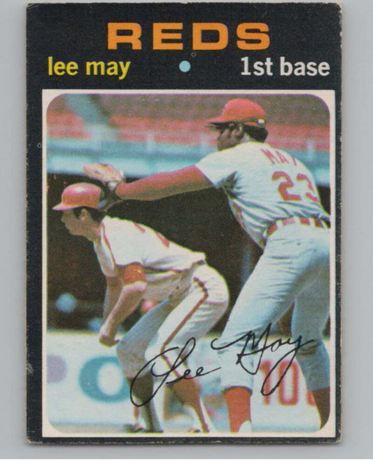 1971 O-Pee-Chee #40 Lee May  Cincinnati Reds  V101499 Image 1