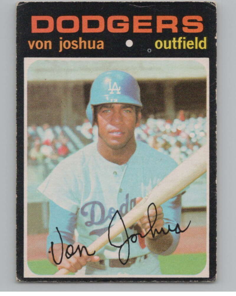 1971 O-Pee-Chee #57 Von Joshua  RC Rookie Los Angeles Dodgers  V101505 Image 1