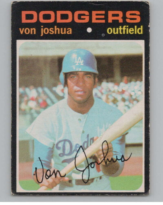 1971 O-Pee-Chee #57 Von Joshua  RC Rookie Los Angeles Dodgers  V101505 Image 1