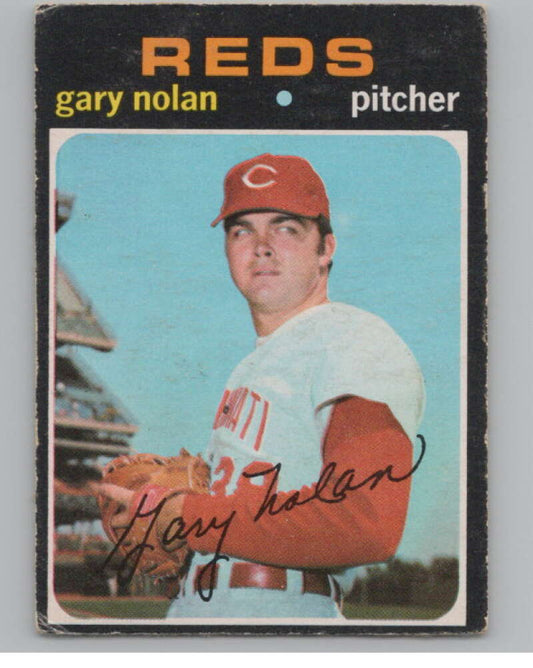 1971 O-Pee-Chee #75 Gary Nolan  Cincinnati Reds  V101507 Image 1