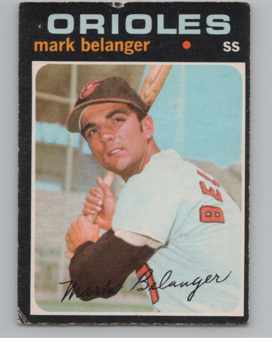 1971 O-Pee-Chee #99 Mark Belanger  Baltimore Orioles  V101511 Image 1